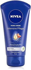 NIVEA Intensive Pflege Hand Creme (75 ml), reichhaltige Hautcreme mit Mandel-Öl für intensive Feuchtigkeit, Handpflege mit dem einzigartigen NIVEA Duft