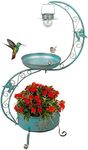 DREAMSOUL Bird Bath with Flower Pla