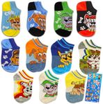 Paw Patrol Socks for Toddlers - Bundle 11 Pairs of Paw Patrol Socks Size 4-6 Plus Stickers for Boys, Girls | Paw Patrol Gift Set