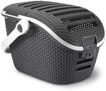 Keter Curver Pet Carrier, 53 cm x 37 cm x 33 cm Size, Anthracite