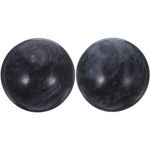 Supvox 2 Pcs Chinese Health Exercise Massage Jade Balls Baoding Balls Stress Relieve Hand Exercise Ball for Home Travel Outdoor