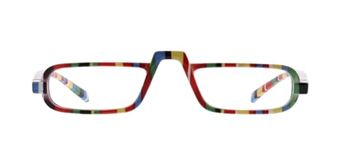 Peepers by PeeperSpecs Fruit Stripe Gum Rectangular Reading Glasses, Multi, 45 + 2.5