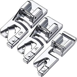 Narrow Rolled Hem Sewing Machine Presser Foot Set Suitable for Household Multi-Function Sewing Machines 3 mm, 4 mm and 6 mm (3)