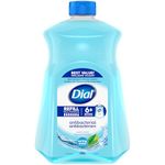 Dial Antibacterial Liquid Hand Soap Refill, Spring Water, 1.53L, Blue