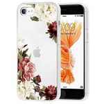 Vavies Case for iPhone 6S Case,iPhone 6 Phone Case for Girls Women, Slim Shockproof Clear Pattern Soft Flexible TPU Back Phone Protective Cover Cases for iPhone 6S/iPhone 6 4.7 inch (Blossom Flower)