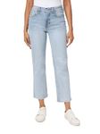 kensie Jeans for Women High-Rise Straight Leg 27-Inch Inseam, Pace Wash, 8