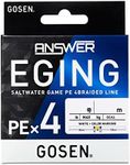 Gosen Anser Egging, PE x 4, White Base, 492.8 ft (150 m), No. 0.6