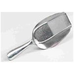 HIC Harold Import Co. HIC Flat Bottom Multi-Purpose Scoop, 14 Inches, Silver