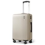 LUGG 20inch Vacay Suitcase ABS Luggage with TSA Indent Lock, Aluminium Trolley Handle, 360° Spinner Wheels, Water-Resistant & Durable Material - Airline Compatible (55 x 23 x 35cm)