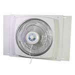 Air King 9155 Storm Guard Window Fan, 16-Inch,White