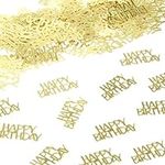 Vofrise Gold Happy Birthday Confett