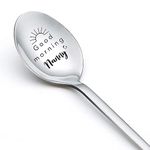 Nanny Gifts Spoons from Grandkids Grandchildren Good Morning Nanny Spoon for Nanny Tea Coffee Lovers Gifts Spoons for Grandma Nana Mothers Day Gift for Nana Grandmother