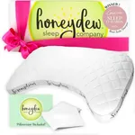 Honeydew Scrumptious Cooling Side Sleeping Pillow with Free Pillowcase- Best for Side Sleepers- Neck and Shoulder Pain Relief Pillow- The Most Awarded Side Sleeper Pillow- Made in The USA (Queen Size)