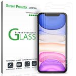 amFilm (3 Pack Glass Screen Protector for iPhone 12, iPhone 12 Pro, iPhone 11, and iPhone XR (10R) - Case Friendly (Easy Install) Tempered Glass Film (6.1 Inch)