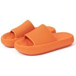 Universal Quick-Drying Thickened Non-Slip Sandals, Super Soft Home Slippers Casual Style Season and Occasions Orange