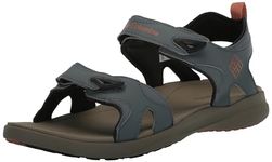 Columbia Men's 2 Strap Sport Sandal, Graphite/Owl, 13 UK