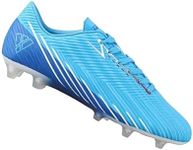 Vizari Tesoro Firm Ground Soccer Cleats for Adults - Lightweight & Durable Youth Soccer Cleats with Enhanced Traction - Unisex Adults Soccer Shoes with Padded Heel & Anti-Stretch Lining Sky Blue/Navy