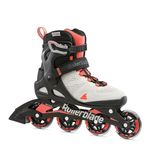 Rollerblade Macroblade 80 Women's Adult Fitness Inline Skate, Grey and Coral, Performance Inline Skates