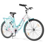 Urban Terrain Autumn Cycle for Girls/Women 26 inch, Bicycle for 13+Years with Steel Frame & Inbuilt Carrier I 85% Assembled with Rigid Fork, Frame Size :15 inch, Womens, Blue,Road Bike