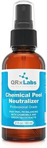 QRxLabs Chemical Peel Neutralizer - Skin pH Balancer for Salicylic, Lactic, & Glycolic Acid Peel - Post Peel Spray - 2 Fl Oz - Chemical Peel Neutralizer for Face - Skin Neutralizer After Chemical Peel