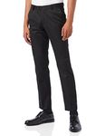 Smart Classic Men's Trousers SF (34R [34W / 31L], Black)