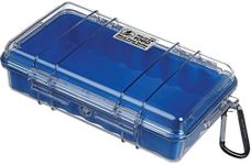 Pelican 1060 Micro Case - for iPhone, Cell Phone, GoPro, Camera, and More (Blue/Clear)