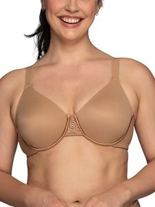 Vanity Fair Women's Beauty Back Smoothing Minimizer Bra (36C-42H), Totally Tan, 40DDD
