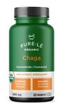 USDA Organic Chaga Mushroom Concentrate 60 Organicaps - Organic New Immune Health Support Supplement - Works Better than tablets, Liquids or Teas - All Natural Plant Extract with No Side Effects - Ultra Premium Supplement - No Binders, Nothing Artificial