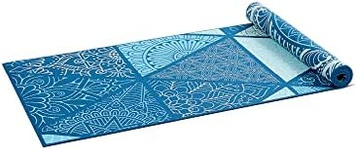 gaiam Performance Premium Support 6mm Yoga Mat Sea Glass, Blue