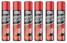 Pestshield 6 X Spider Creepy Crawly Insect Killer Spider Spray No More Spiders