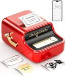 NIIMBOT B21 Label Maker Inkless Bluetooth Label Printer, 2 Inch Portable Thermal Printer for Small Business, Address, Logo, Clothing, Mailing, Candles, Jewelry, Sticker Printer for Gift, Red