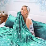 Ailemei Direct Cooling Blanket with Double Sided Cold Effect, Lightweight Breathable Summer Oversize Coastal Theme Bed Blankets, Transfer Heat to Keep Body Cool for Hot Sleepers Night Sweats, 90“x90”