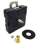 New Replacement UTS Euroshaft Quartz Clock Movement ( Shaft Length 16 mm) (Minute Hand Fixing Nut Gold Open)