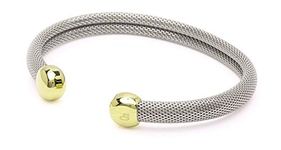 QRay Milano Combo Steel Golf Athletic Bracelet (Medium: 7"~7.75")