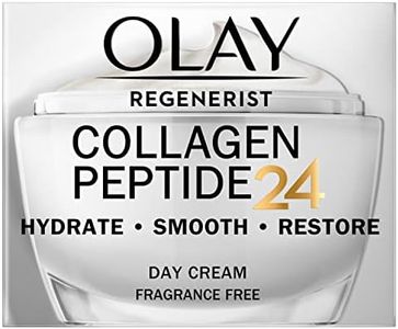 Olay Regenerist Crème de 24 jours au peptide de collagène sans parfum, révèle une peau forte et éclatante en 14 jours