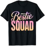 Best Friend Matching Squad Bestie BFF T-Shirt