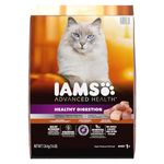 Iams Advanced Health Healthy Digestion Adult Dry Cat Food Turkey & Chicken Recipe, 7.26kg Bag