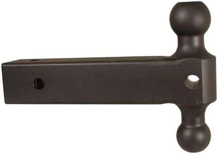 GEN-Y Hitch Extended Dual Ball Mount | Solid Steel 2.5" Shank | 12" Length | 2-5/16" & 2" Ball Sizes