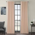 HPD Half Price Drapes BOCH-141314-84 Blackout Room Darkening Curtain (1 Panel), 50 X 84, Bellini Peach