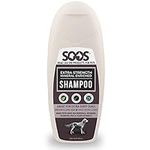 Soos Pets Pet Shampoo Natural Dead Sea Extra Strength Mineral Enriched Deeply Absorbing with Vitamins Essential Oils Natural Ingredients Antibacterial for Dogs and Cats - 1x Pet Shampoo (250ml)