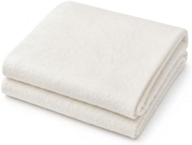 Natural Cotton Batting for Quilting, 200 g/m² Premium Cotton Quilt Batting Fabric, Lightweight & Breathable Quilt Filling for Sewing, Crafts, Blankets, Pillows and DIY Projects, 59 x 79 Inch