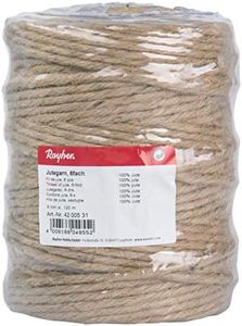 Rayher Hilo de Yute, Sextuple, 6mm Ø, Natural, Bobina 120m