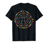 Funny Pi Day Spiral 3,14 Pi Number Symbol Math Teacher T-Shirt