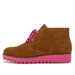 Jambu Women's Gianna Ankle Boot, Whiskey/Hot Pink, 9.5