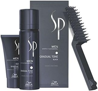 Wella System Professional Men Gradual Tone Black 60ml - coloración negro