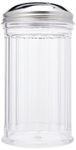 American Metalcraft SAN300 12 oz Plastic Shaker Jar Only (No Top)