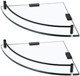 KES Bathroom Glass Corner Shelf Tem