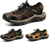 Men's sandals Outdoor sports sandals shoes (Brown, numeric_8)