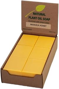 Simple Scents Australia Manuka Honey Scented Natural Soap Bars (12 Bars), 3.5oz Moisturizing French Triple Milled Soap Bars Enriched with Shea Butter - Pure Plant Oil Bath & Body Soap Bars