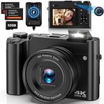 4K Digital Camera for Photography, 